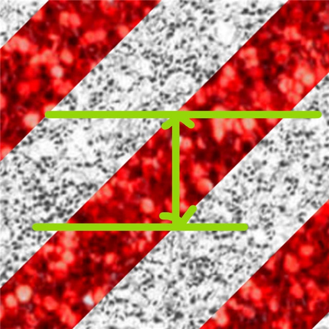 Red Stripes Candy Cane Christmas Printed See Through Vinyl ,Clear, Transparent Vinyl Sheet FeeFiFauxLeather