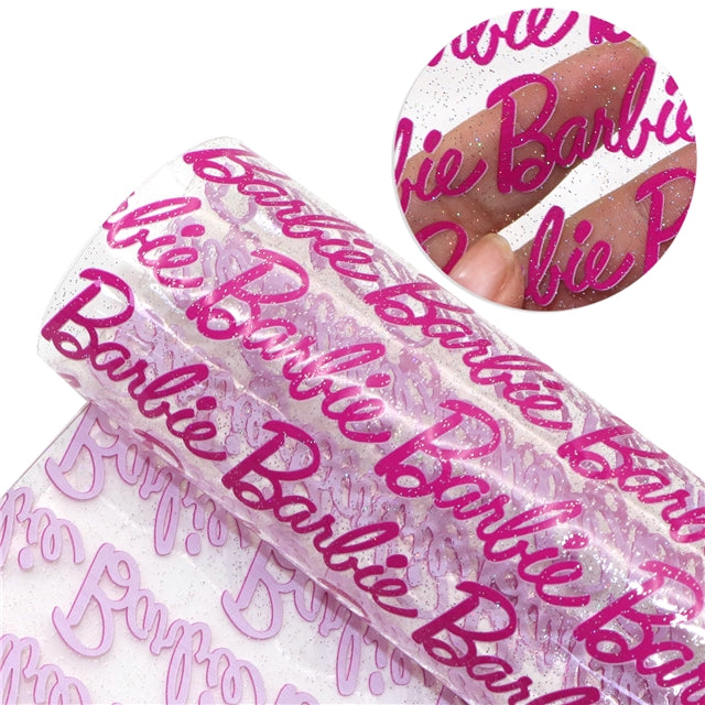 Fashion Doll Printed See Through Sheet  Clear Transparent Sheet FeeFiFauxLeather