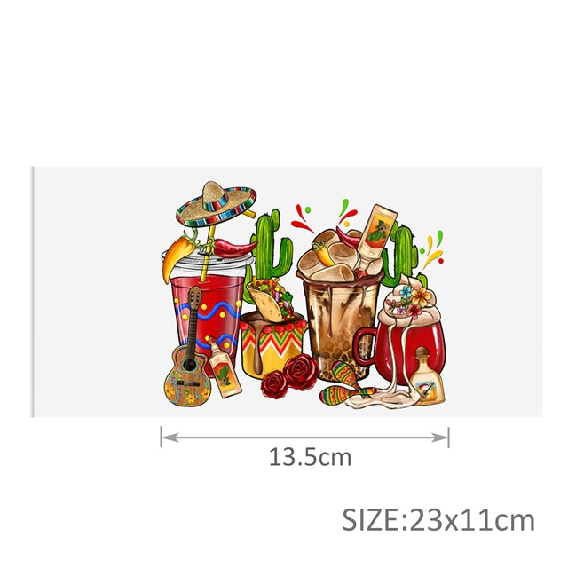 Cowboy UV DTF Glass Can Wrap FeeFiFauxLeather