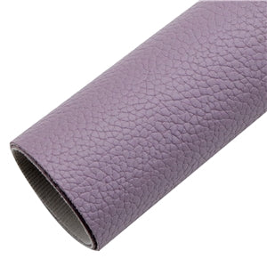 Solid Litchi Printed Faux Leather Sheet FeeFiFauxLeather