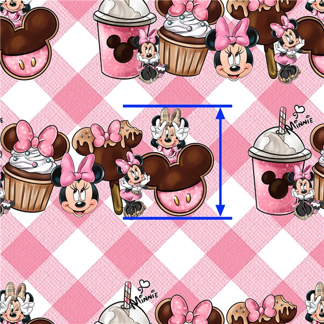 Mouse Snacks Smooth Printed Faux Leather Sheet FeeFiFauxLeather