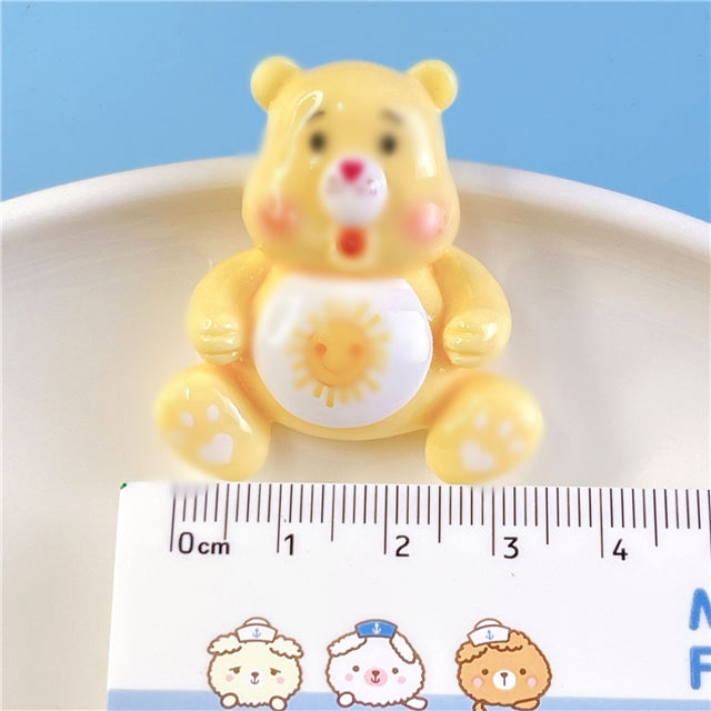 3-D Carebear Flat Back Resin Centerpiece FeeFiFauxLeather