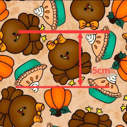 Little Turkey Fall Textured Liverpool/ Bullet Fabric FeeFiFauxLeather