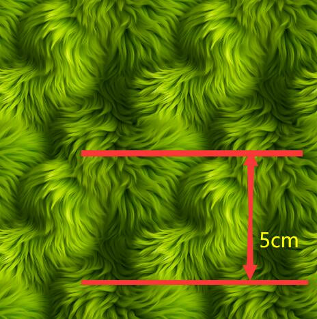 The Grinch Fir Textured Liverpool/ Bullet Fabric FeeFiFauxLeather