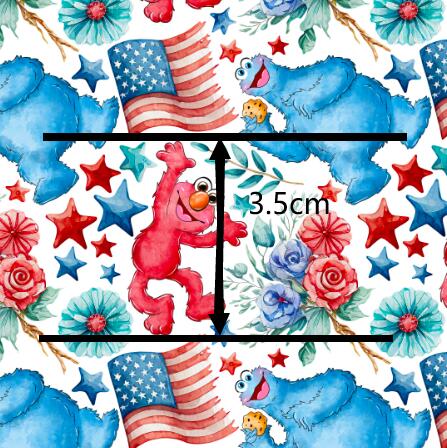 Elmo and Friends Printed Faux Leather Sheet Litchi has a pebble like feel with bright colors FeeFiFauxLeather