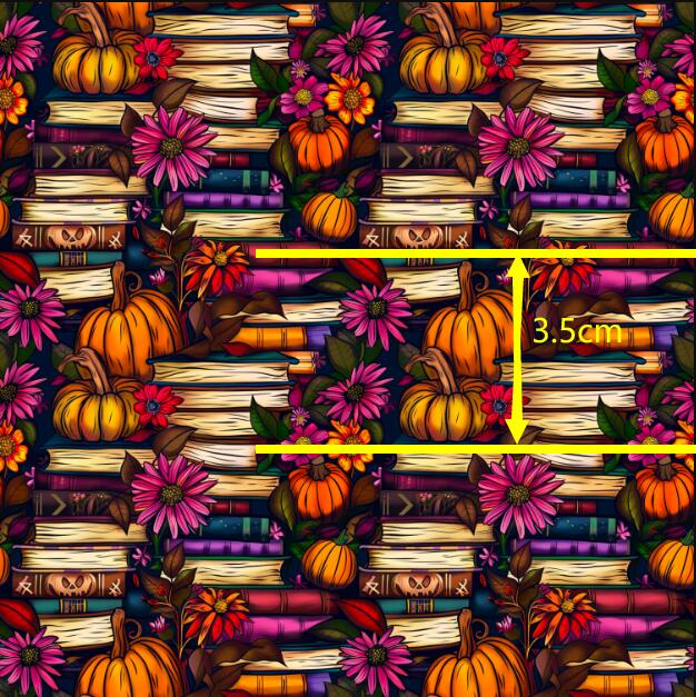 Colorful Fall Printed Textured Liverpool/ Bullet Fabric FeeFiFauxLeather