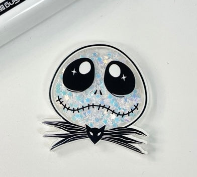 Nightmare Before Christmas Quicksand Sequin Resin FeeFiFauxLeather