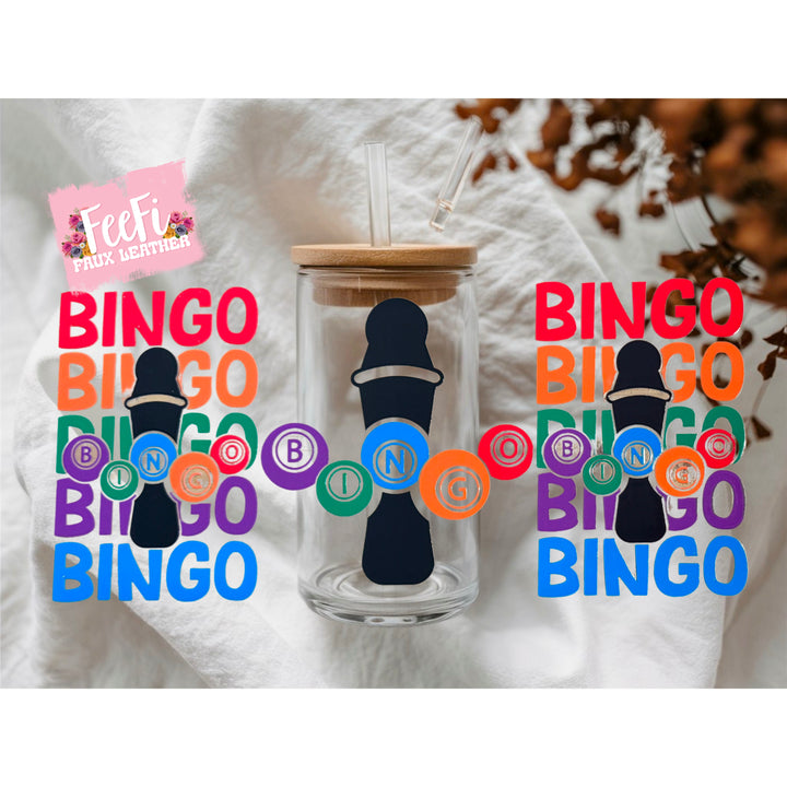 Bingo! UV DTF Cup Wrap – Easy Cup Wrap for Tumblers & Projects FeeFiFauxLeather