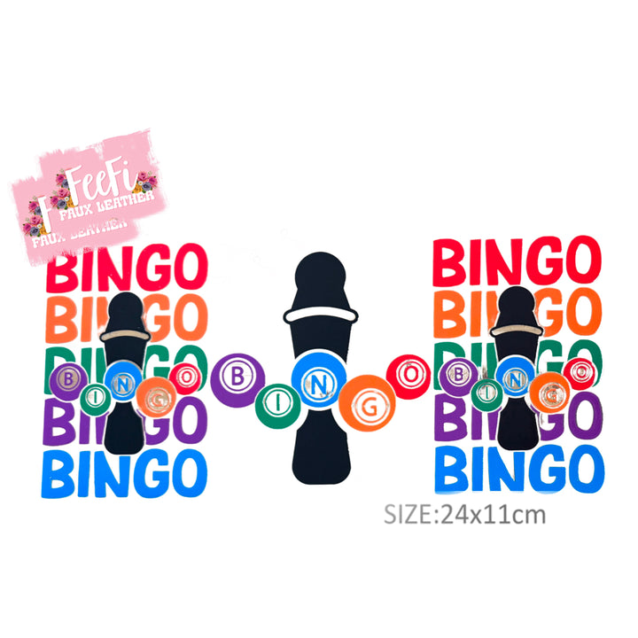 Bingo! UV DTF Cup Wrap – Easy Cup Wrap for Tumblers & Projects FeeFiFauxLeather