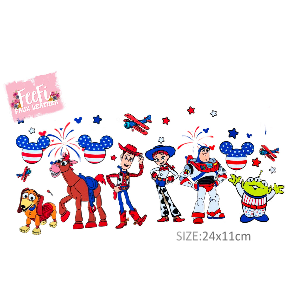 Toy Story UV DTF Cup Wrap – Easy Cup Wrap for Tumblers & Projects FeeFiFauxLeather