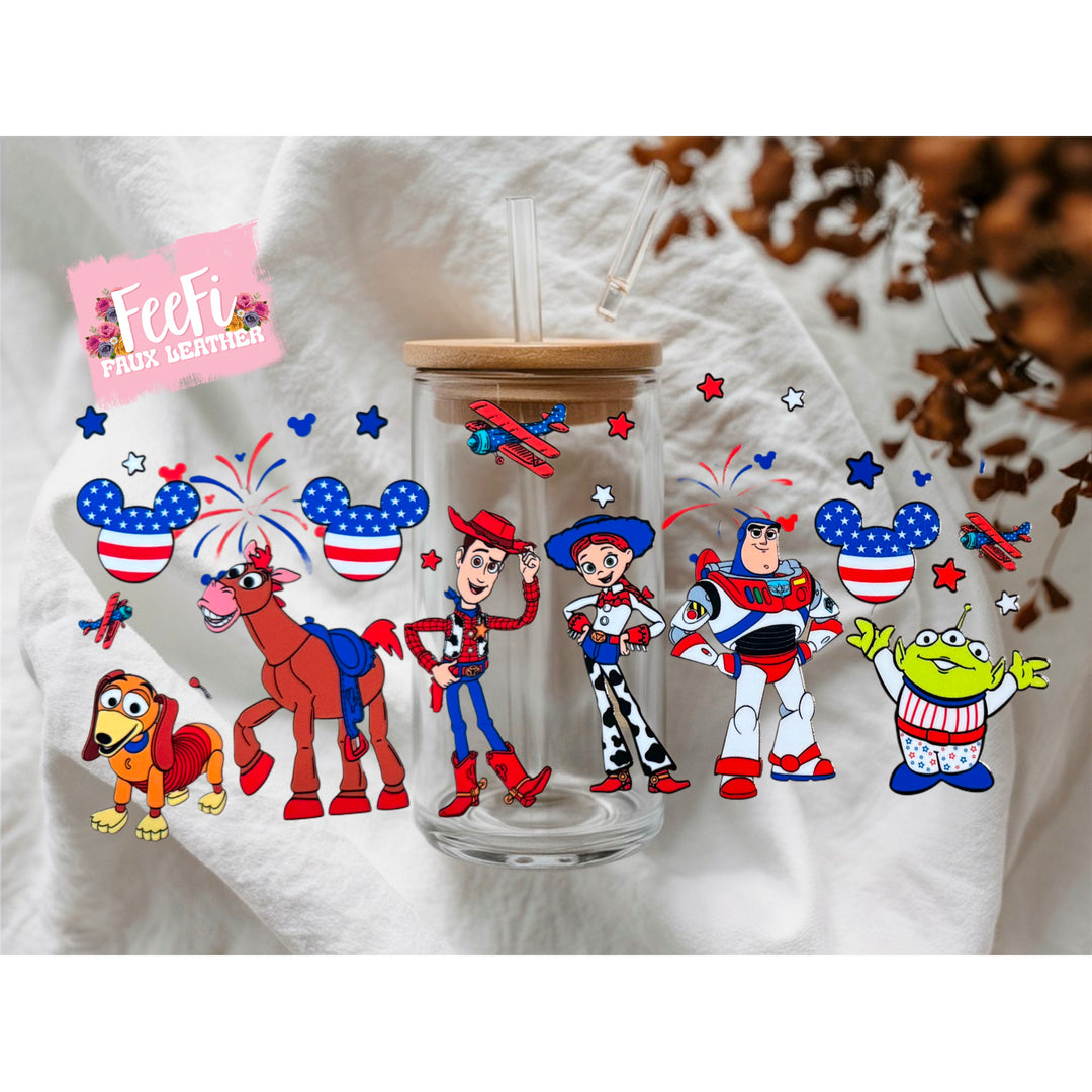 Toy Story UV DTF Cup Wrap – Easy Cup Wrap for Tumblers & Projects FeeFiFauxLeather
