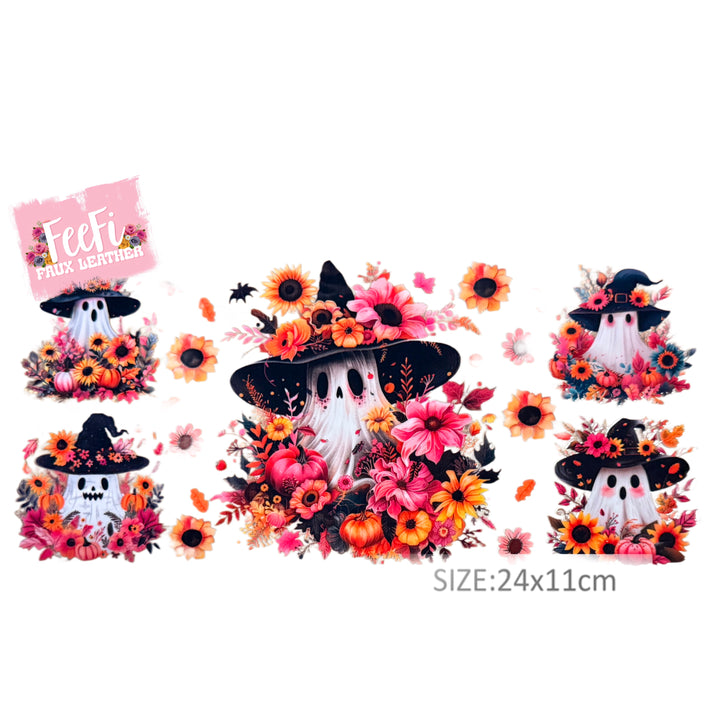 Halloween UV DTF Cup Wrap – Easy Cup Wrap for Tumblers & Projects FeeFiFauxLeather