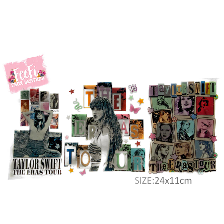 Taylor Swift UV DTF Cup Wrap – Easy Cup Wrap for Tumblers & Projects FeeFiFauxLeather