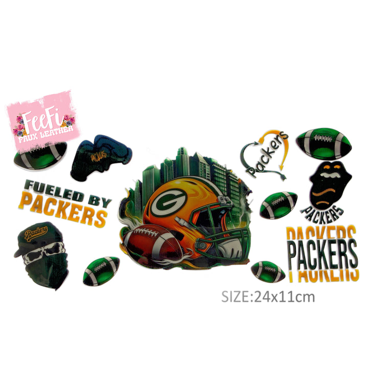 Packers Football UV DTF Cup Wrap – Easy Cup Wrap for Tumblers & Projects (Copy) FeeFiFauxLeather