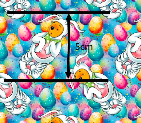Winnie The Pooh Easter Liverpool/ Bullet Fabric FeeFiFauxLeather