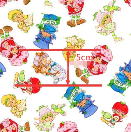 Strawberry Shortcake Textured Liverpool/ Bullet Fabric FeeFiFauxLeather