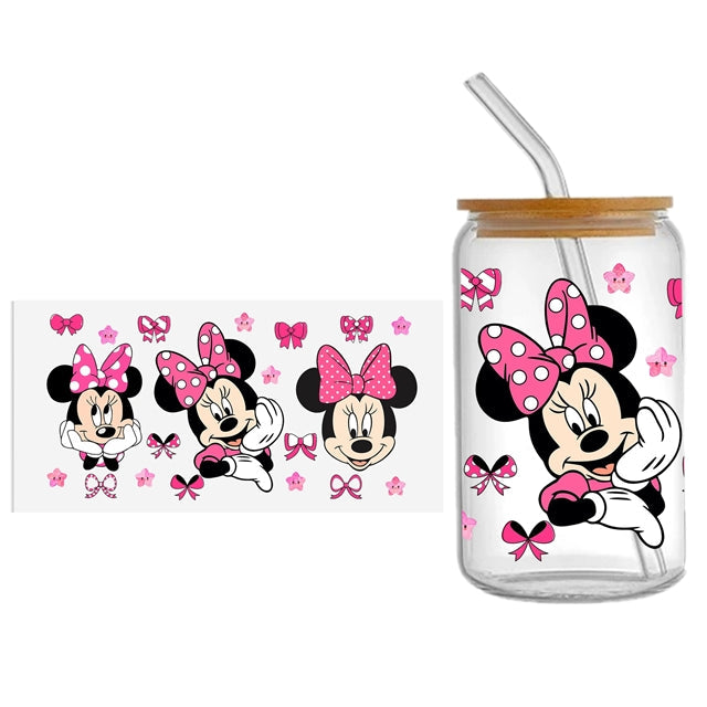 Mouse UV DTF Glass Can Wrap FeeFiFauxLeather