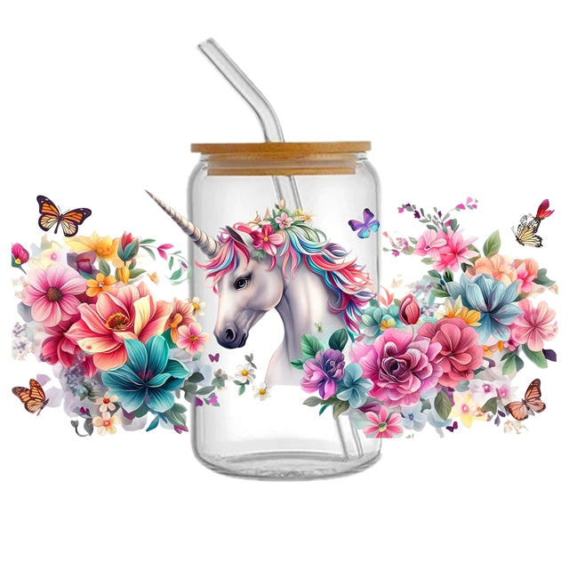 Unicorn UV DTF Cup Wrap – Easy Cup Wrap for Tumblers & Projects FeeFiFauxLeather