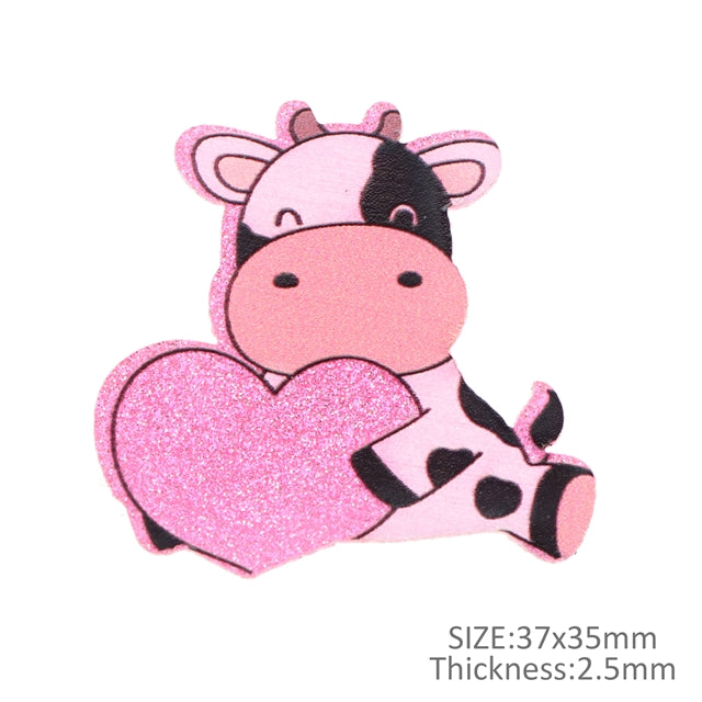 Cow Fine Glitter Resin 5 piece set