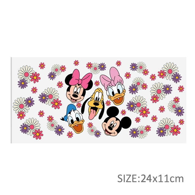 Mouse UV DTF Cup Wrap – Cartoon Cup Wrap Design for Tumblers & Cups FeeFiFauxLeather