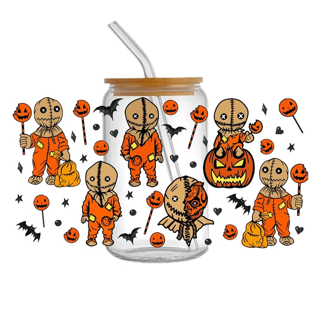 Sam Halloween UV DTF Cup Wrap – Easy Cup Wrap for Tumblers & Projects FeeFiFauxLeather
