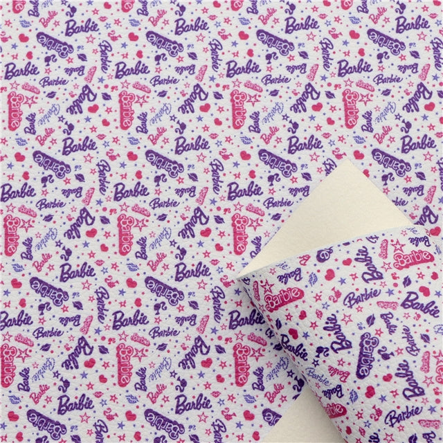 Fashion Doll Printed Smooth Faux Leather Sheet FeeFiFauxLeather