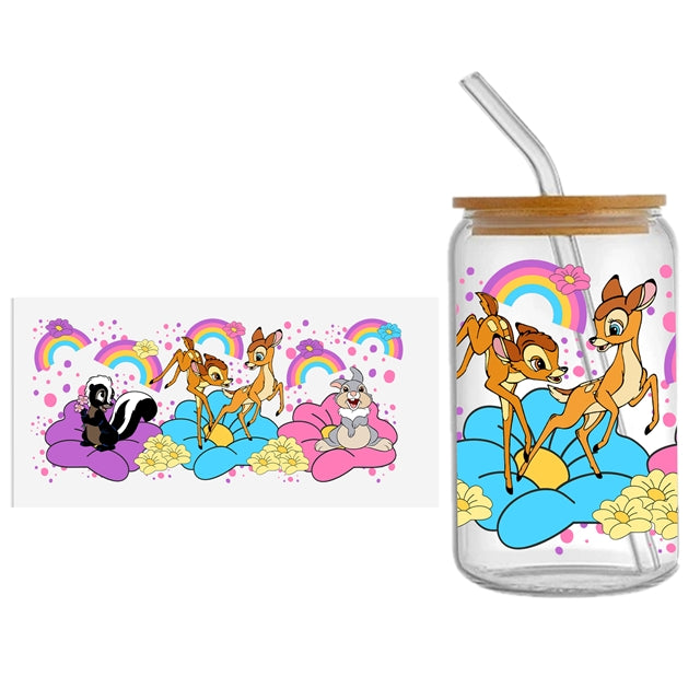 Bambi UV DTF Cup Wrap – Easy Cup Wrap for Tumblers & Projects FeeFiFauxLeather