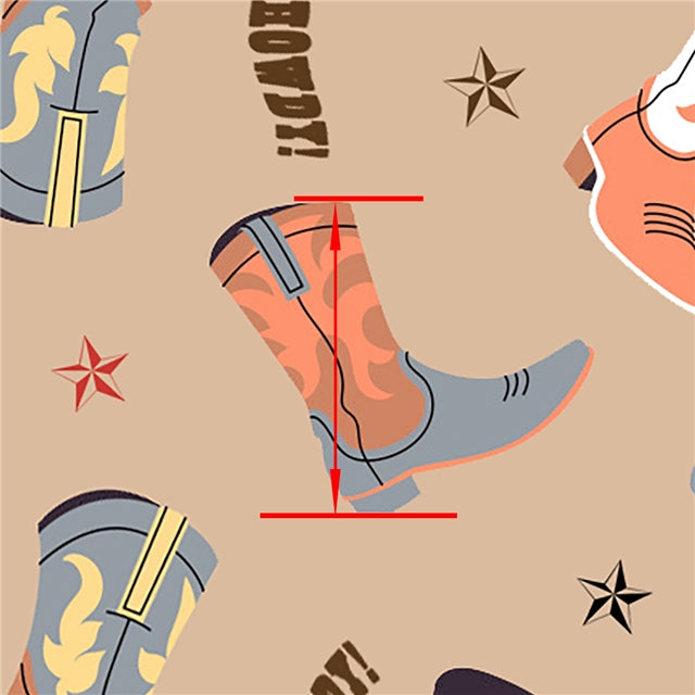 Western Boots Cowboy Cowgirl Smooth Faux Leather Sheet FeeFiFauxLeather