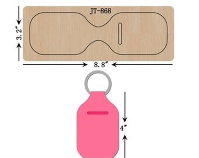 Chapstick Clip Die Cutter FeeFiFauxLeather