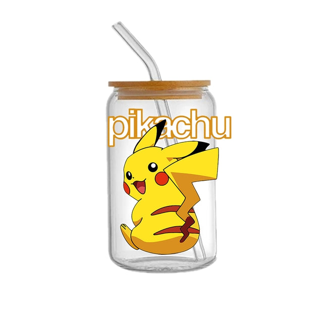 Pokémon UV DTF Cup Wrap – Character Wrap for DIY Drinkware Projects FeeFiFauxLeather