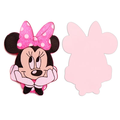 Minnie Mouse Fine Glitter Acrylic 5 piece set