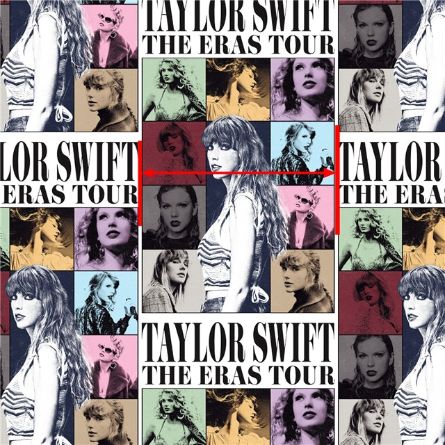 Taylor Swift Printed Fabric FeeFiFauxLeather