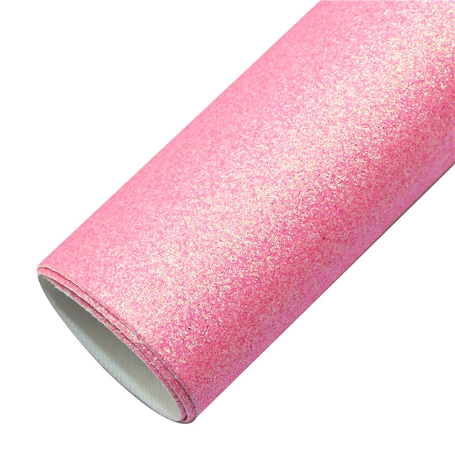 Rolls Small Sequins Fine Glitter Printed Faux Leather Print Colors Roll