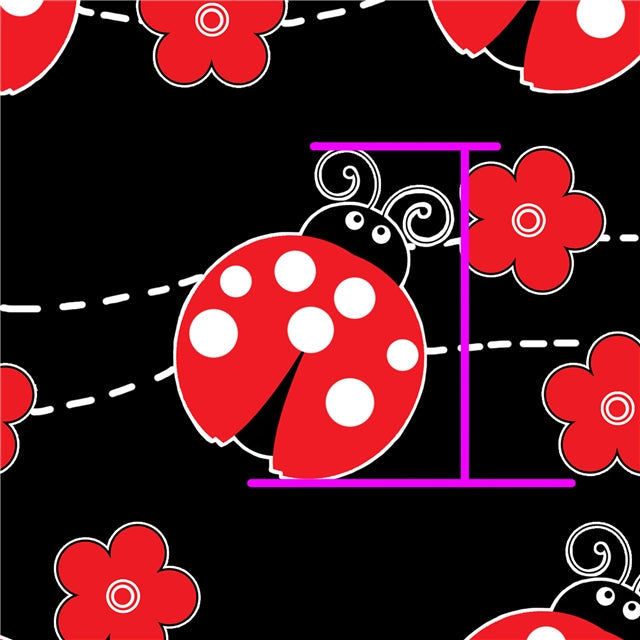 Ladybugs Printed Fabric FeeFiFauxLeather