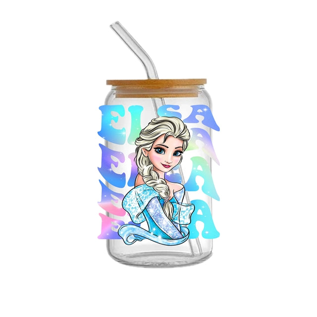 Princess UV DTF Glass Can Wrap FeeFiFauxLeather