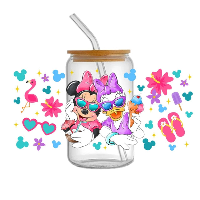 Mouse UV DTF Glass Can Wrap FeeFiFauxLeather