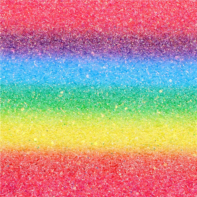 Rainbow Chunky Glitter Print Sheet