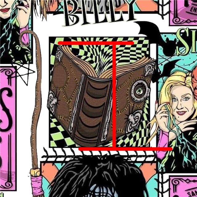 Hocus Pocus Halloween Bullet Printed Fabric FeeFiFauxLeather