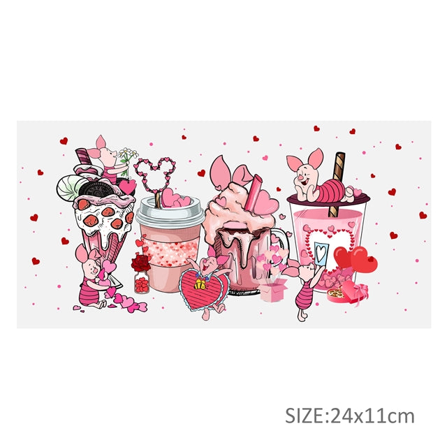 Piglet UV DTF Cup Wrap – Easy Cup Wrap for Tumblers & Projects FeeFiFauxLeather