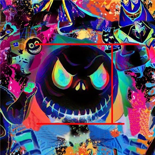 Nightmare Before Christmas Jack and Sally Textured Liverpool/ Bullet Fabric with a textured feel FeeFiFauxLeather