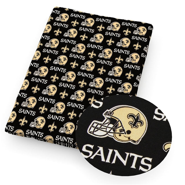 Saints Football Printed Liverpool/Bullet Fabric FeeFiFauxLeather