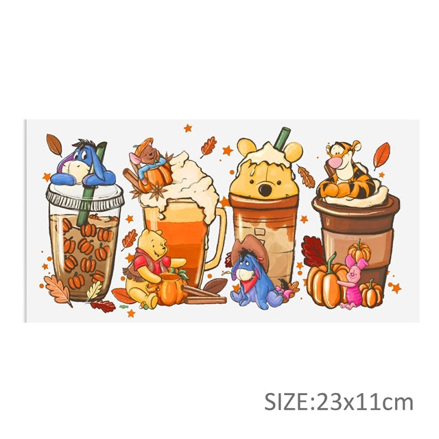 Honey Bear UV DTF Glass Can Wrap FeeFiFauxLeather