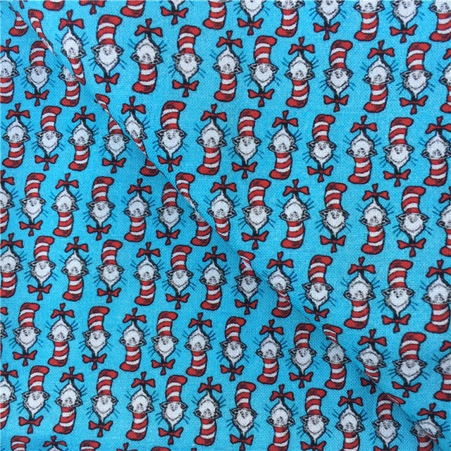 Dr Seuss  Printed Fabric FeeFiFauxLeather