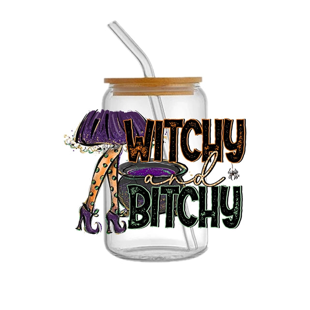 Ghost HalloweenUV DTF Cup Wrap – Easy Cup Wrap for Tumblers & Projects FeeFiFauxLeather