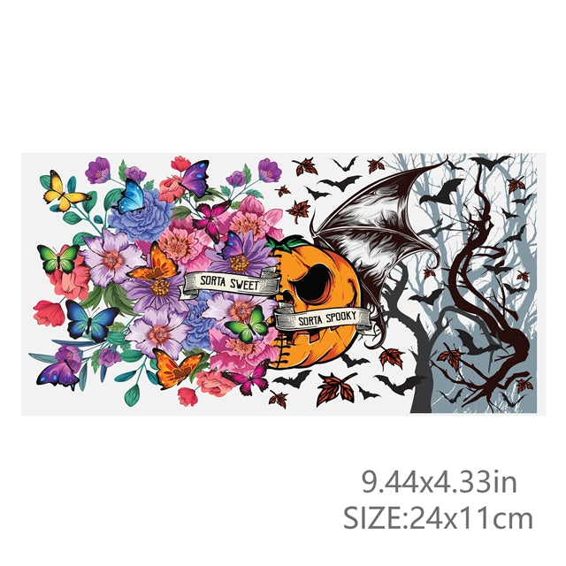 Hocus Pocus UV DTF Cup Wrap – Easy Cup Wrap for Tumblers & Projects FeeFiFauxLeather