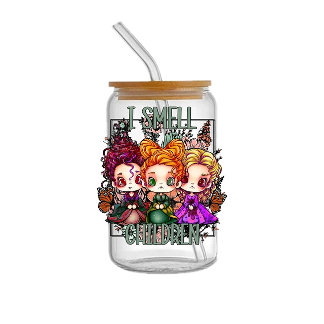 Hocus Pocus UV DTF Cup Wrap – Easy Cup Wrap for Tumblers & Projects FeeFiFauxLeather