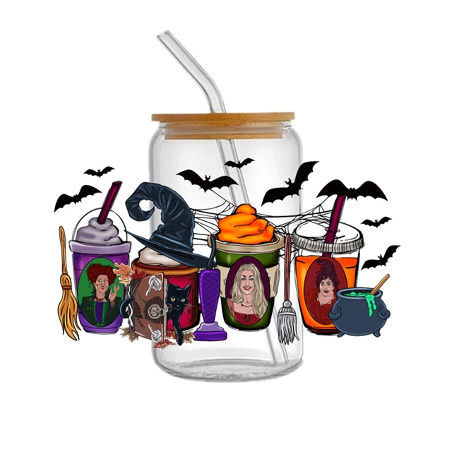 Hocus Pocus UV DTF Cup Wrap – Easy Cup Wrap for Tumblers & Projects FeeFiFauxLeather