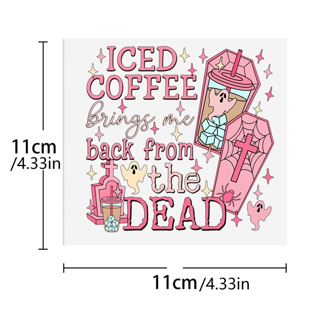 Teacher UV DTF Cup Wrap – Easy Cup Wrap for Tumblers & Projects FeeFiFauxLeather