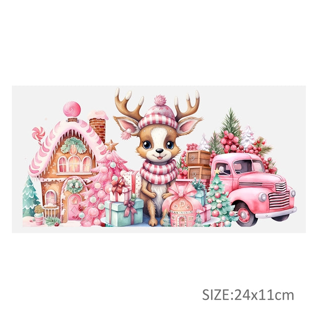 Christmas UV DTF Cup Wrap – Easy Cup Wrap for Tumblers & Projects FeeFiFauxLeather