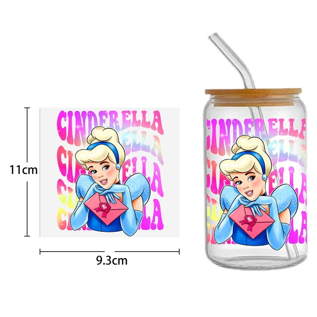 Princess UV DTF Glass Can Wrap FeeFiFauxLeather